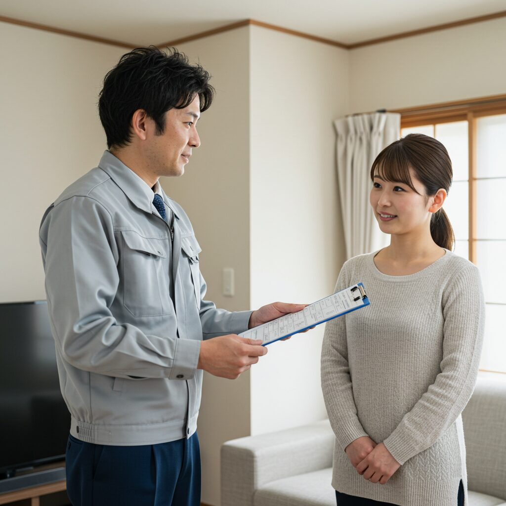 「高額請求されたらどうしよう…」という不安を抱える方も多い水漏れ修理。

当社では作業前に必ずお見積もりを提示し、ご納得いただいてから作業開始いたします。

追加料金や不透明な請求は一切ありません。

初めての方でも安心してご依頼いただけるよう、明確でわかりやすい料金体系を徹底しています。